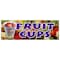 Signmission FRUIT CUPS BANNER SIGN peaches pineapple orange cocktail salad syrup berry B-72 Fruit Cups - alternate 1